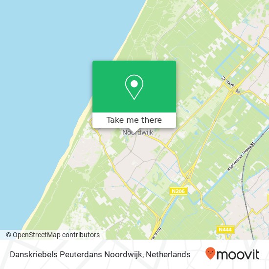 Danskriebels Peuterdans Noordwijk, Akkerwinde 1A Karte