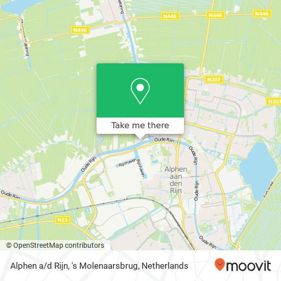 Alphen a / d Rijn, 's Molenaarsbrug map