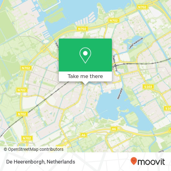 De Heerenborgh, Amsterdamweg 1 map