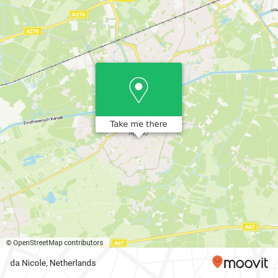 da Nicole, Margrietstraat 47 map