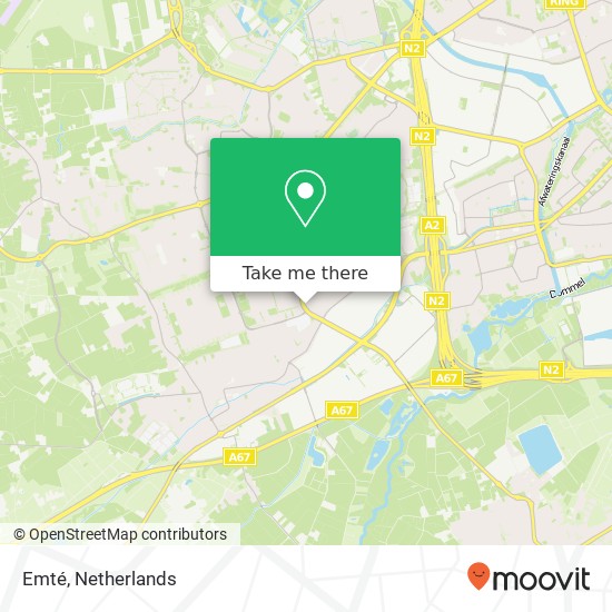 Emté, Burgemeester van Hoofflaan 12 map