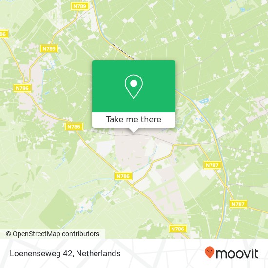 Loenenseweg 42, 6961 CR Eerbeek map
