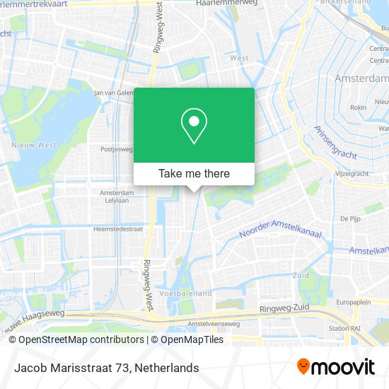 Jacob Marisstraat 73 map