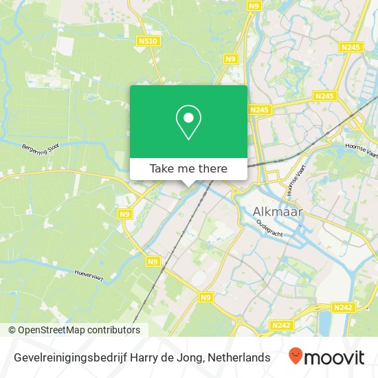 Gevelreinigingsbedrijf Harry de Jong map