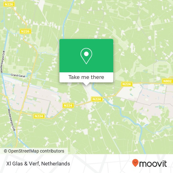 Xl Glas & Verf, Parallelweg 54 map