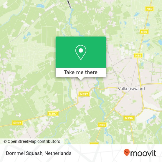 Dommel Squash, Helenadal 34 map