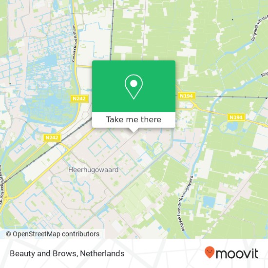 Beauty and Brows, Middenweg 235A Karte