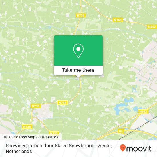 Snowisesports Indoor Ski en Snowboard Twente, Deurningerstraat 22 Karte