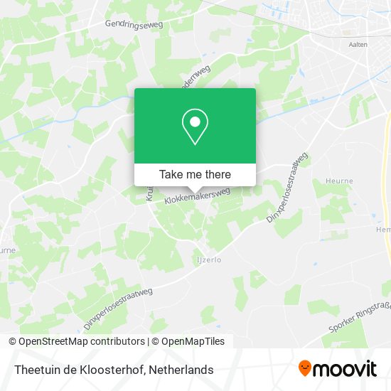Theetuin de Kloosterhof map