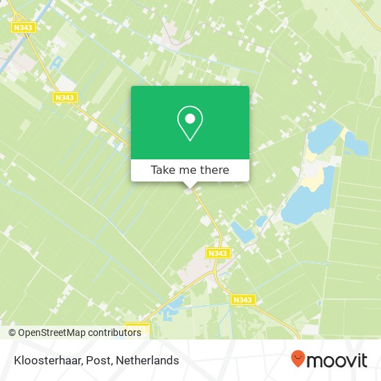 Kloosterhaar, Post map