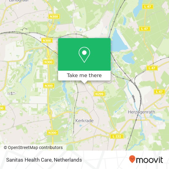 Sanitas Health Care, Sint Pieterstraat 136 map