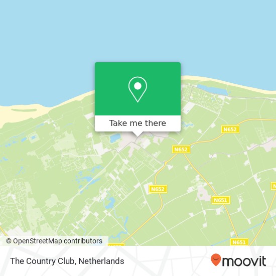 The Country Club map