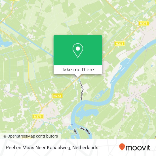 Peel en Maas Neer Kanaalweg Karte