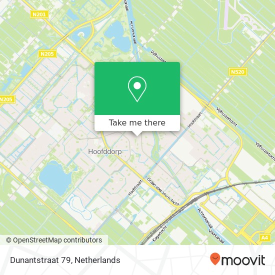 Dunantstraat 79, 2131 RN Hoofddorp map