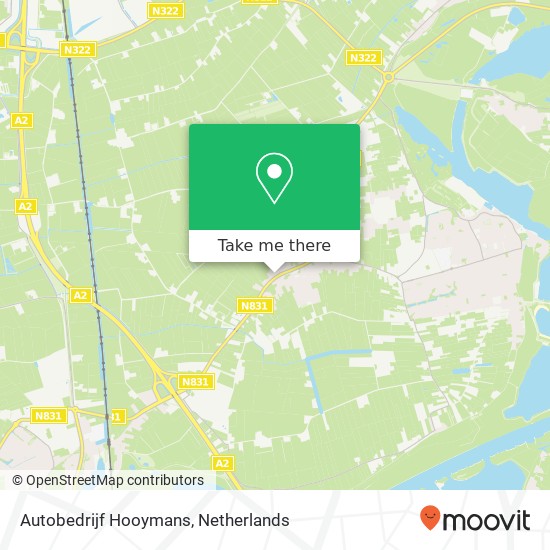 Autobedrijf Hooymans, Provinciale Weg map