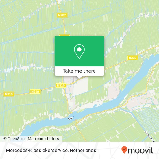 Mercedes-Klassiekerservice, Provincialeweg 9 map