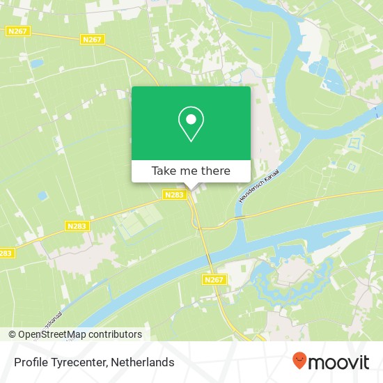 Profile Tyrecenter, Polstraat 113 map
