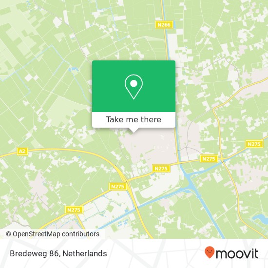 Bredeweg 86, 6031 CM Nederweert map