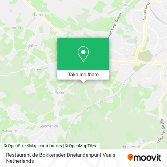 Restaurant de Bokkerijder Drielandenpunt Vaals map