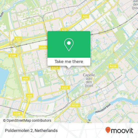 Poldermolen 2, 2906 RE Capelle aan den IJssel map