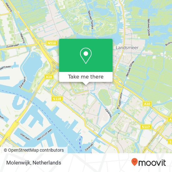 Molenwijk, Molenwijk, 1035 EE Amsterdam, Nederland Karte