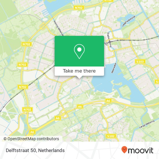 Delftstraat 50, Delftstraat 50, 1324 LL Almere, Nederland map