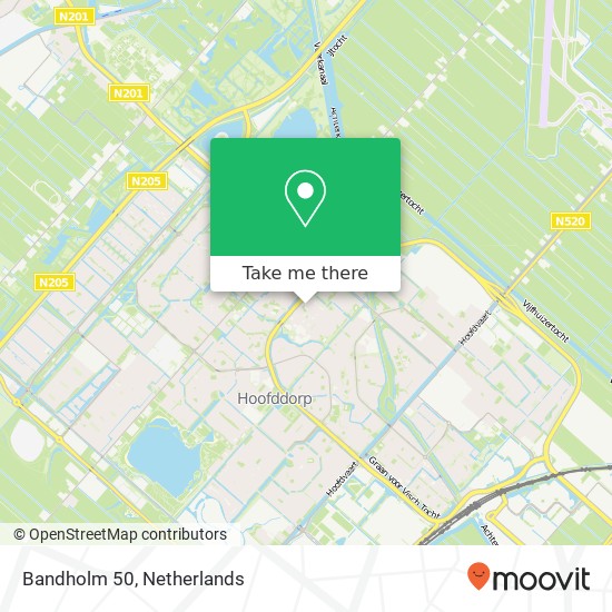 Bandholm 50, 2133 DL Hoofddorp map