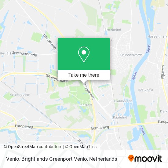 Venlo, Brightlands Greenport Venlo map