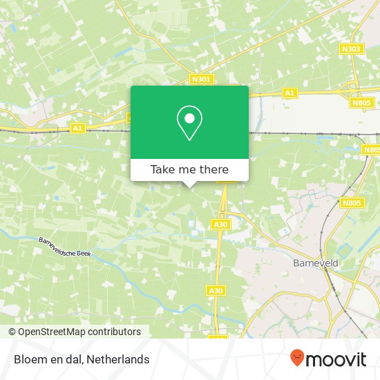 Bloem en dal map