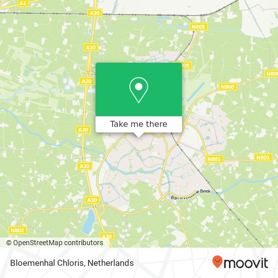 Bloemenhal Chloris, Amersfoortsestraat 53 map