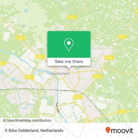 E-Bike Gelderland, Rozengaardseweg 21 map