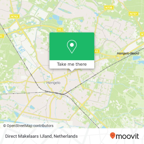 Direct Makelaars IJland, Oldenzaalsestraat 201 map