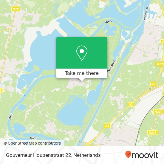 Gouverneur Houbenstraat 22, 6107 AZ Stevensweert map