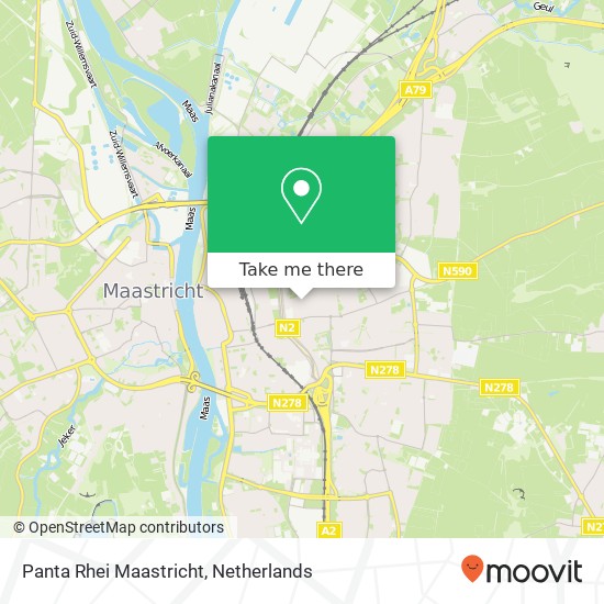 Panta Rhei Maastricht, Eburonenweg 9 map