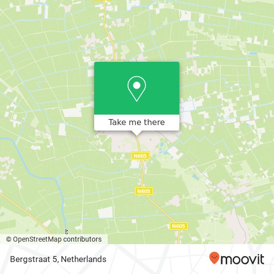 Bergstraat 5, 5427 EA Boekel map