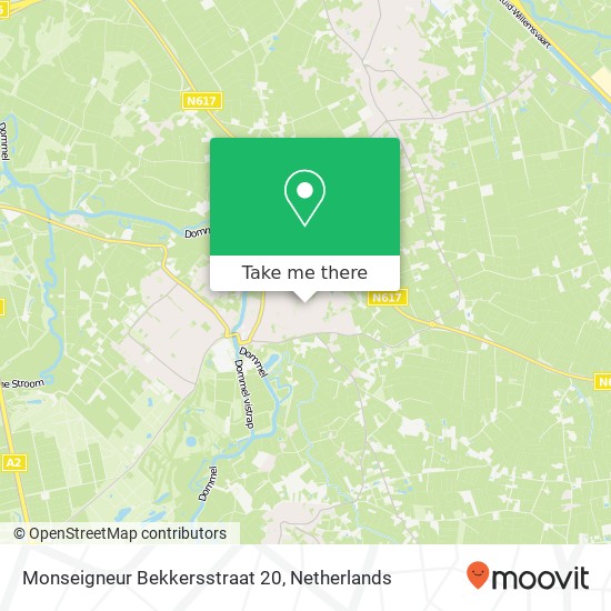 Monseigneur Bekkersstraat 20, Monseigneur Bekkersstraat 20, 5272 BT Sint-Michielsgestel, Nederland Karte