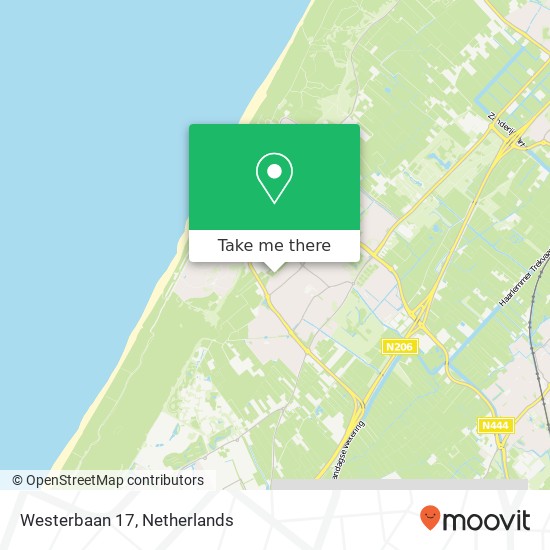 Westerbaan 17, 2201 EV Noordwijk-Binnen map