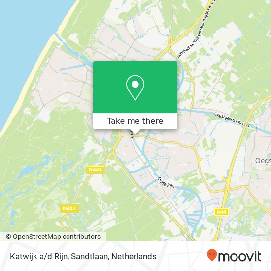 Katwijk a/d Rijn, Sandtlaan map