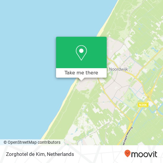 Zorghotel de Kim, Rembrandtweg 2 Karte