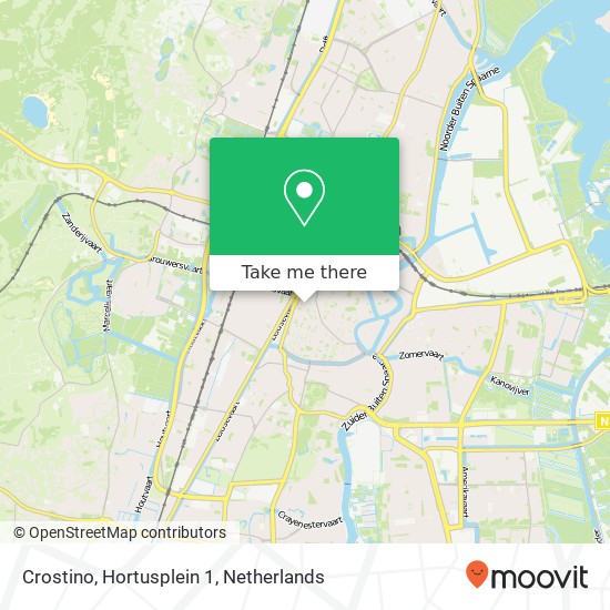 Crostino, Hortusplein 1 map