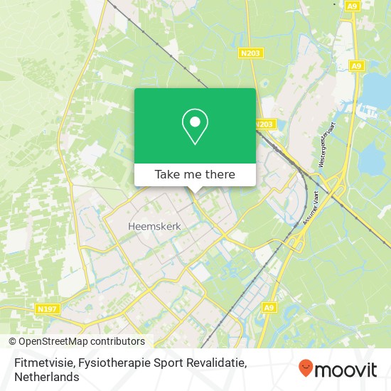 Fitmetvisie, Fysiotherapie Sport Revalidatie, Jean Monnetstraat 3 Karte