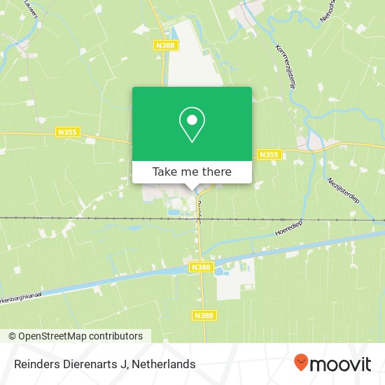 Reinders Dierenarts J, De Roder 2 map