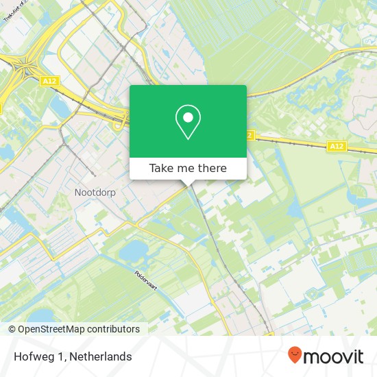 Hofweg 1, 2631 XD Nootdorp map