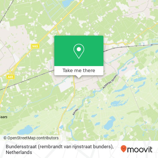 Bundersstraat (rembrandt van rijnstraat bunders), 5062 LM Oisterwijk Karte