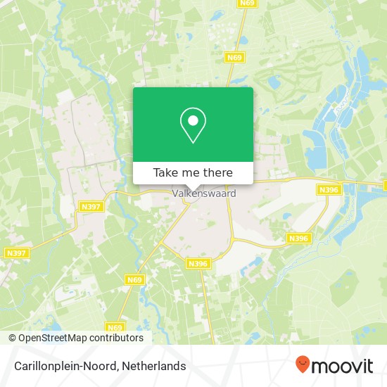 Carillonplein-Noord, Beiaardstraat Karte