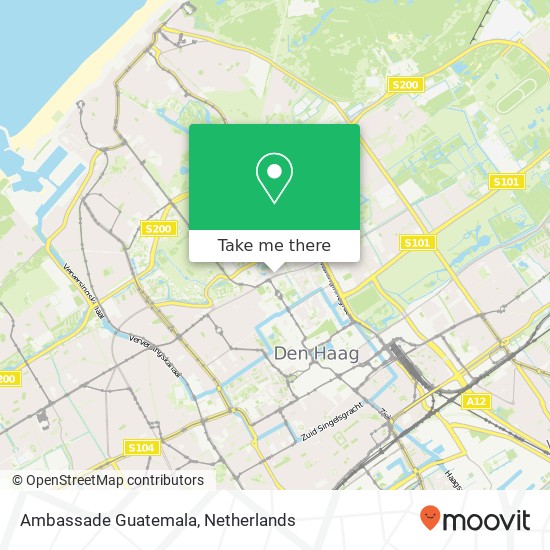 Ambassade Guatemala map