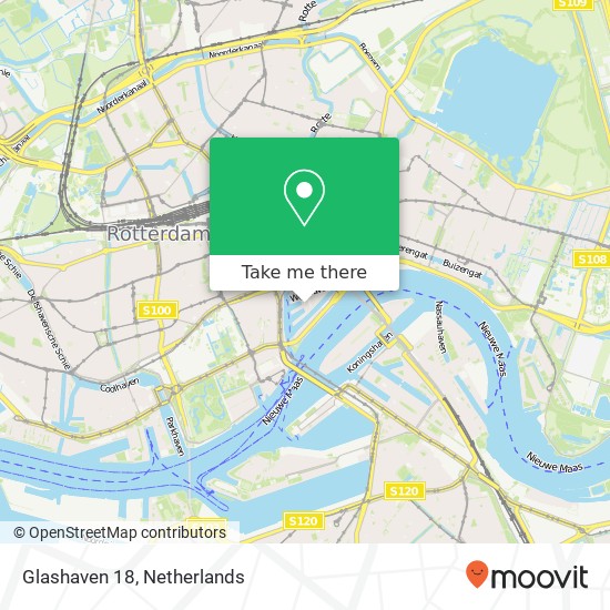 Glashaven 18, Glashaven 18, 3011 XJ Rotterdam, Nederland map