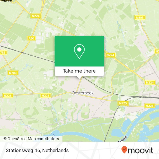 Stationsweg 46, Stationsweg 46, 6861 EJ Oosterbeek, Nederland Karte