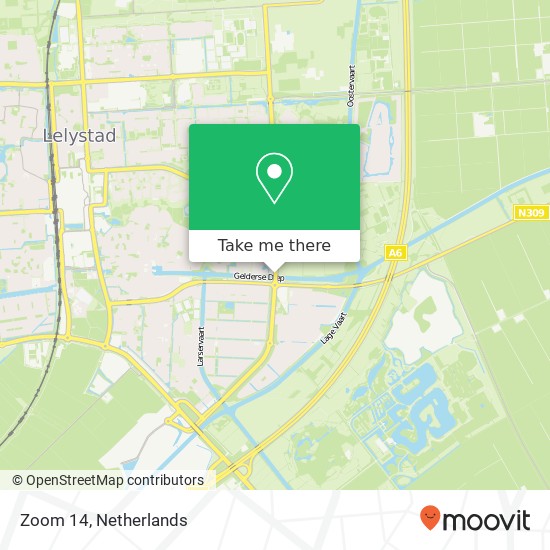 Zoom 14, 8225 Lelystad map