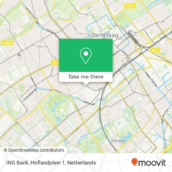 ING Bank, Hoflandplein 1 Karte
